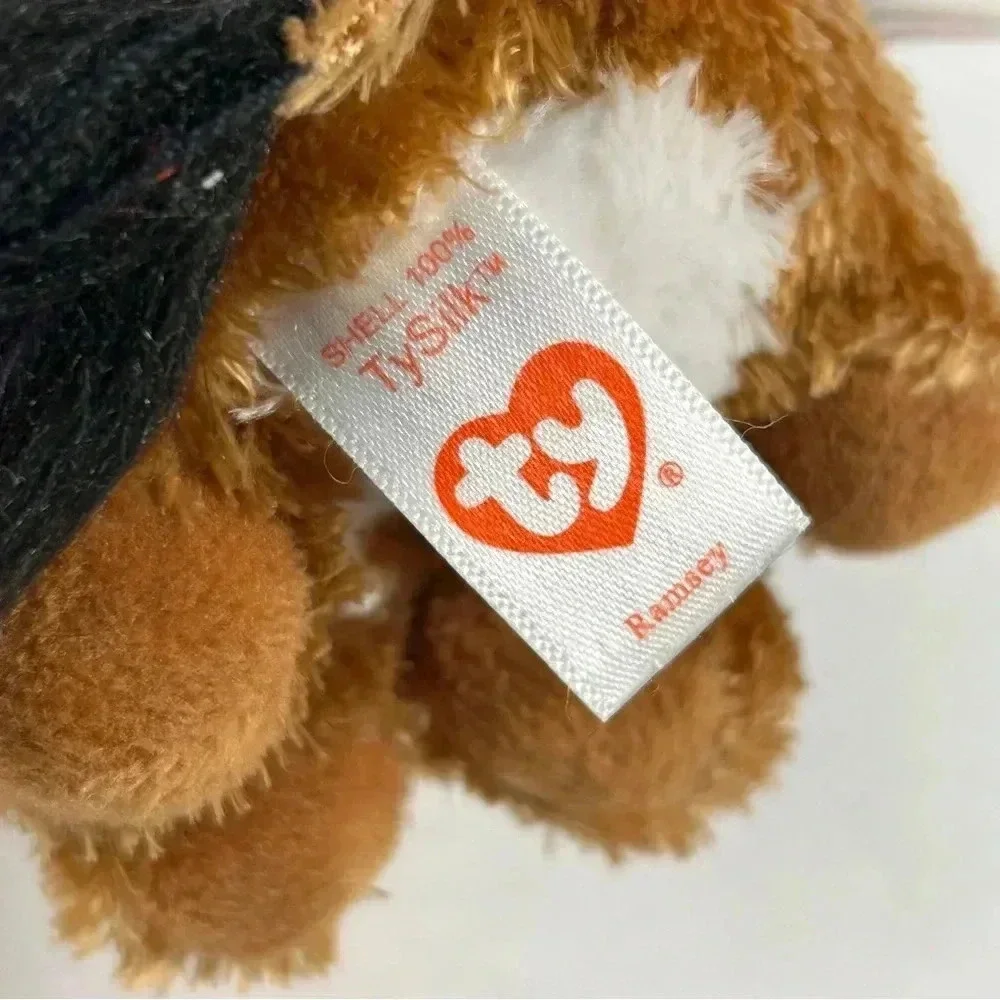 Ty Beanie Boos RAMSEY Lion Unicorn 6" Plush Stuffed Animal Glitter Eyes 2018 - Picture 4 of 5